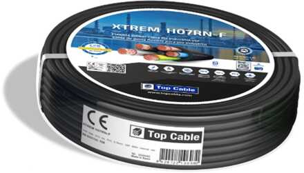 Installatiekabel Xtrem 3x1,5mm² geschikt voor binnen/buitengebruik en grondkabel - 25 meter