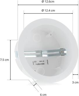 installatiepot voor carrosserie-monopunt, wit