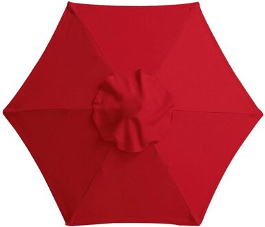 Installeren Anti Uv Waterdicht Achtertuin Parasol Luifel Schaduw Duurzaam Vervanging Cover Parasol Outdoor Tuin Voor Patio Rood