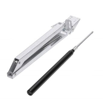 Installeren Metalen Landbouw Draagbare Enkele Lente Dak Tuin Tool Temperatuurregeling Automatische Kas Venster Opener