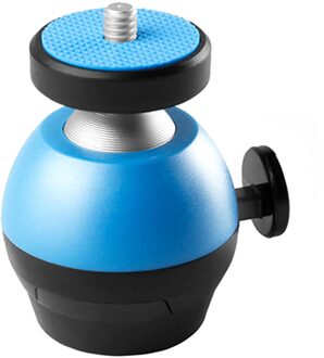 Installeren Tafelblad Accessoires Voor Statief Universele Bal Hoofd Aluminiumlegering Stand Live-uitzending Camera Mount 1/4 Inch Schroef Blauw