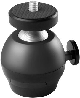 Installeren Tafelblad Accessoires Voor Statief Universele Bal Hoofd Aluminiumlegering Stand Live-uitzending Camera Mount 1/4 Inch Schroef zwart