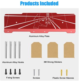 Installeren Universele Kantoor Vr Headset Opslag Haak Stand Muur Mount Gaming Multifunctionele Accessoires Thuis Voor Oculus Quest 2 rood