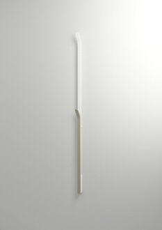 Instamat Elektrische Radiator Stick Instamat ARC Handdoekwarmer 170 cm 34W Gepolijst Aluminium Soft Wit