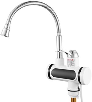 Instant Elektrische Boiler Snelle Verwarming Kraan Met Temperatuur Display P9YD