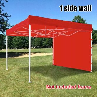 Instant Sunwall P Op Up Luifel, Outdoor Instant Luifels, Verwijderbare Rits Einde, 1 Pack Zijwand Alleen Rood