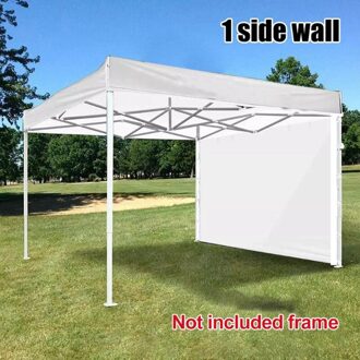 Instant Sunwall P Op Up Luifel, Outdoor Instant Luifels, Verwijderbare Rits Einde, 1 Pack Zijwand Alleen wit
