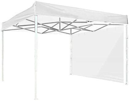 Instant Sunwall P Op Up Luifel, Outdoor Instant Luifels, Verwijderbare Rits Einde, W0YC wit