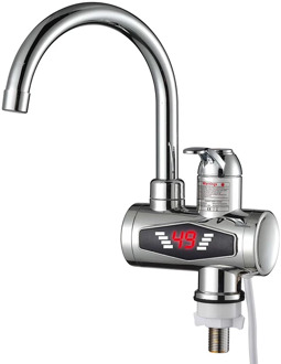 Instant Tankless Electric Hot Water Heater Faucet Kitchen 360° Rotatable Heating Tap Water Heater with LED Temperature Display