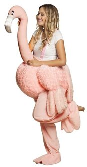 Instap kostuum Flamingo voor volwassenen - One size