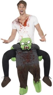 Instapkostuum zombie voor volwassenen - Halloween/ horror verkleedpak