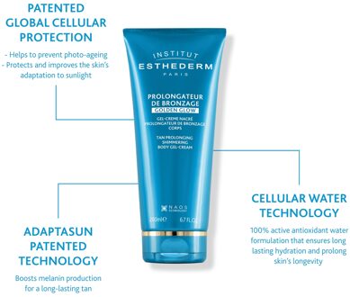 Institut Esthederm Tan Prolonging Shimmering Body Gel Cream 200ml