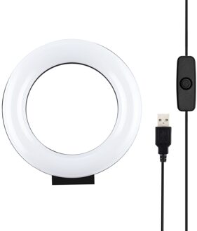 Instock 3.6 Inch Full Licht Usb Led Ring Vlogging Fotografie Video Licht Live Led Ring Licht Voor Make Video Live studio Vulling