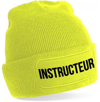 Instructeur muts - unisex - one size - geel One size