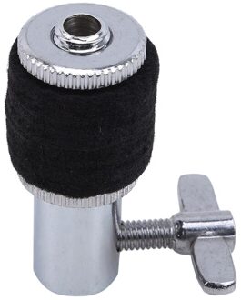 Instrument Onderdelen Zinklegering Zilver Hoge Hoed Clutch Stand Met Zwart Vilt Jazz Drum Deel Percussie Vervanging Accessoires