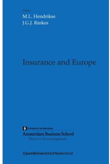 Insurance and Europe - Boek Uitgeverij Paris B.V. (9077320520)