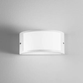 Intec Buitenwandlamp Austin, wit, breedte 25 cm, metaal, IP54