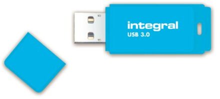 Integral USB-stick 3.0 Integral 64GB neon blauw