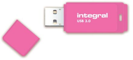Integral USB-stick 3.0 Integral 64GB neon roze
