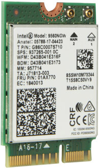 Intel Dual Band WLAN-AC 9560 M.2 vPro WLAN adapter