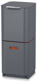 Intelligent Waste Afvalemmer Totem Compact 40 Liter (2x20 Liter) Grijs