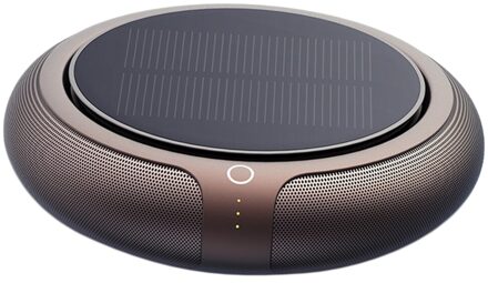 Intelligente Anion Voertuig Solar Luchtverfrisser Negatieve Ionen Oplaadbare gouden