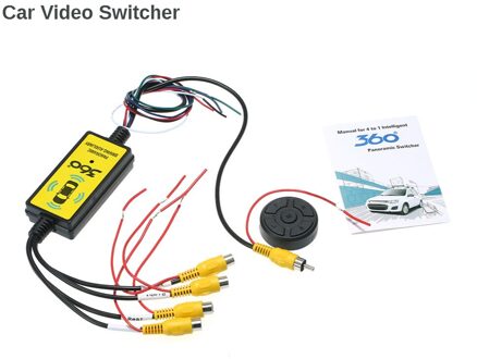 Intelligente Auto Video Switcher Draadloze Afstandsbediening Intelligente Video Switcher 4 Om 1 Draadloze Auto Video Switcher Auto Afbeelding