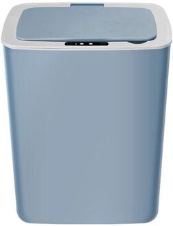 Intelligente Automatische Inductie Elektrische Vuilnis Prullenbak Smart Batterij Type Wa Blauw