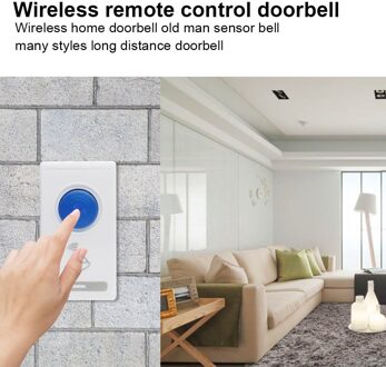 Intelligente Deurbel 32 Ringtones Home Office Security Zender + Ontvanger Huis Beveiliging Klassieke Textuur Levert