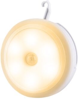 Intelligente Draadloze Menselijk Lichaam Inductie Lamp Automatische Led Nachtlampje Opladen Garderobe Gangpad Licht Nachtkastje Inductie Lamp warm licht