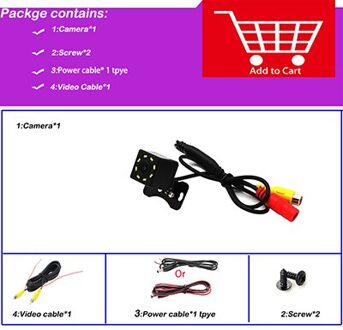 Intelligente Dynamische Traject Tracks Achteruitrijcamera Rearview Reverse Backup Camera Auto Omkeren Parking Assistance