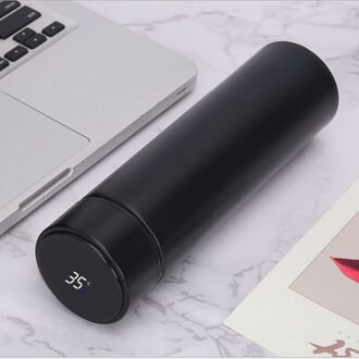 Intelligente Geïsoleerde Beker 304 Roestvrij Staal Led Temperatuur Display Business Auto Geïsoleerde Cup Thermos Beker Roze