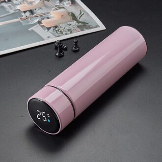 Intelligente Geïsoleerde Beker 304 Roestvrij Staal Led Temperatuur Display Business Auto Geïsoleerde Cup Thermos Beker zwart