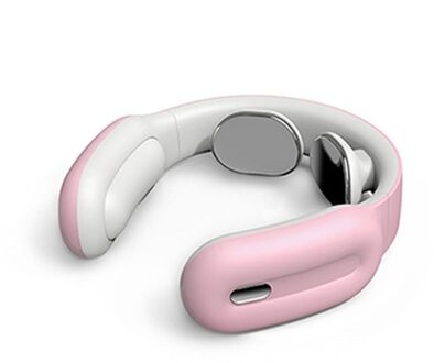 Intelligente Hals Massager Smart Elektrische Nek En Schouder Massager Pain Relief Tool Gezondheidszorg Ontspanning Roze