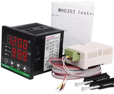Intelligente Hoge Precisie Digitale Display Temperatuur En Vochtigheid Controller 85-265V Gebruikt In Kas Fokken Incubator