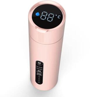 Intelligente LCD Display Temperatuur Display Rvs Thermos Thee Mok Zeef Mok Koffie Cup Thermische Fles Thermoskan roze