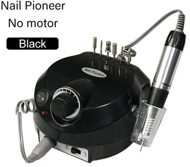 Intelligente Nagel Polijstmachine Professionele Elektrische Nagel Verwijderen Polijsten Manicure Polijsten Nail Boor Frees Set zwart nail drill