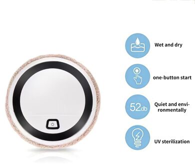 Intelligente Stofzuiger Automatische Robot Draadloze Vegen Stofzuiger Droog Nat Reinigingsmachine Opladen