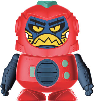 Intelligente verandering gezicht Mini Pocket Robot Lopen Muziek Dans Licht Voice Opname Gesprek Herhalen Smart Kid Speelgoed Interactieve blauw