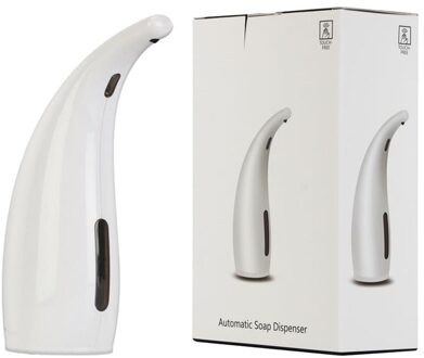 Intelligente Zeepdispenser Automatische Inductie Schuim Wassen Hand Machine Keuken Badkamer Gereedschap wit