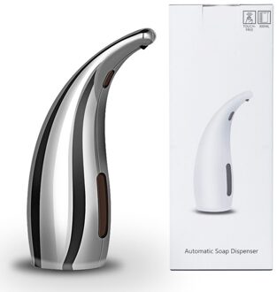 Intelligente Zeepdispenser Automatische Inductie Schuim Wassen Hand Machine Keuken Badkamer Gereedschap zwart