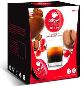 Intense, 16 capsules Origin sensation compatible Dolce Gusto