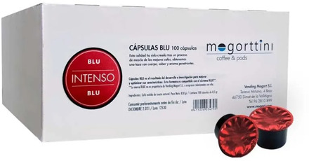 Intense Blu Mogorttini 100 coffee capsules