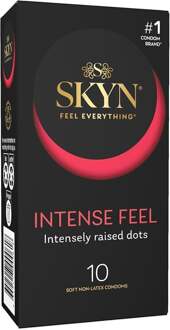 Intense Feel Latexvrije Condooms 10 stuks Transparant - 53 (omtrek 11-11,5 cm)