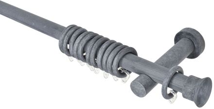 Intensions Complete Gordijnroede Kit Ø25mm Grijs Gips 200cm