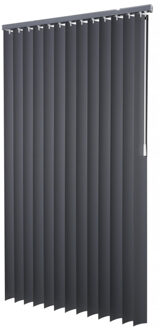 Intensions-Lamel PVC-89mm-Uni Donkergrijs-200x260cm