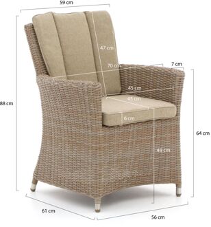 Intenso Adriano/ROUGH-X 320cm dining tuinset 9-delig - Laagste prijsgarantie! Bruin