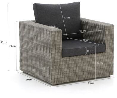 Intenso Carpino lounge tuinstoel - Laagste prijsgarantie! Grijs