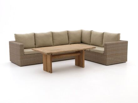Intenso Carpino/ROUGH-L dining loungeset 3-delig rechts - Laagste prijsgarantie! Bruin