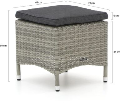 Intenso Fabrizi voetenbank - Laagste prijsgarantie! Grijs